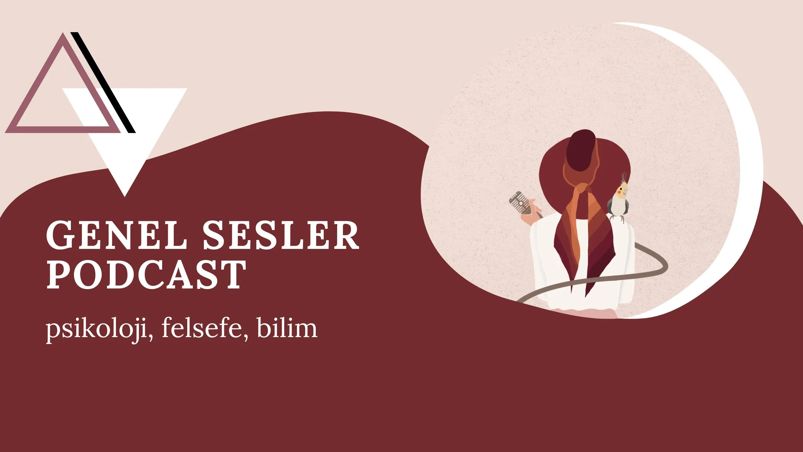 Genel Sesler Podcast'in tanıtım görseli: Psikoloji, felsefe ve bilim üzerine derinlemesine sohbetlerin yapıldığı bir podcast.